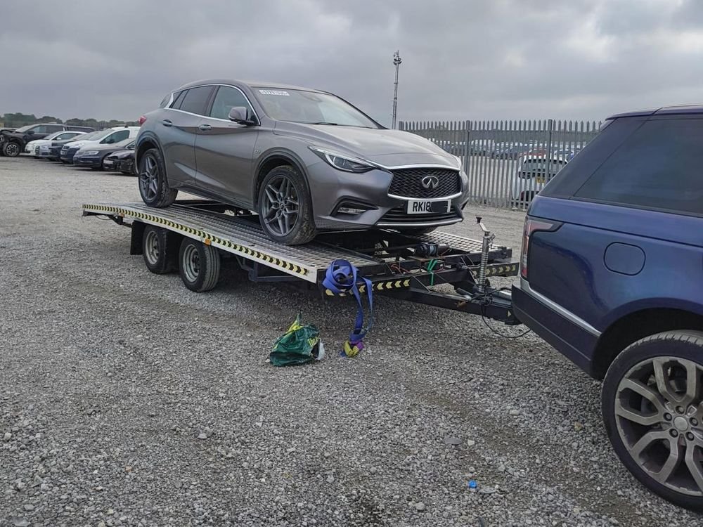 Car Auction Collection in Folkestone: vehicle loaded by Nationwide Vehicle Transportation